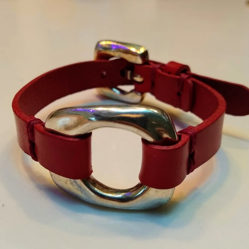 Uno de 50 leather bracelet